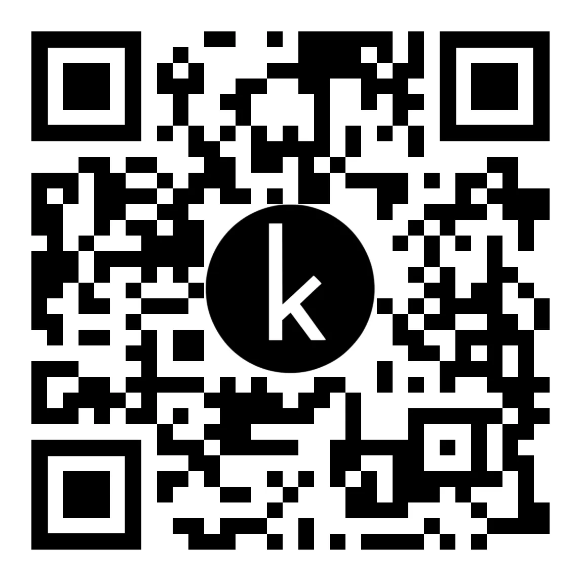Scan to open klikkie on your phone