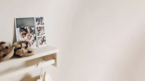 klikkie Babygeschenk mit Babyfotos für ein Mädchen